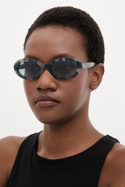 Ray-Ban слънчеви очила дамски сини 0RB2223