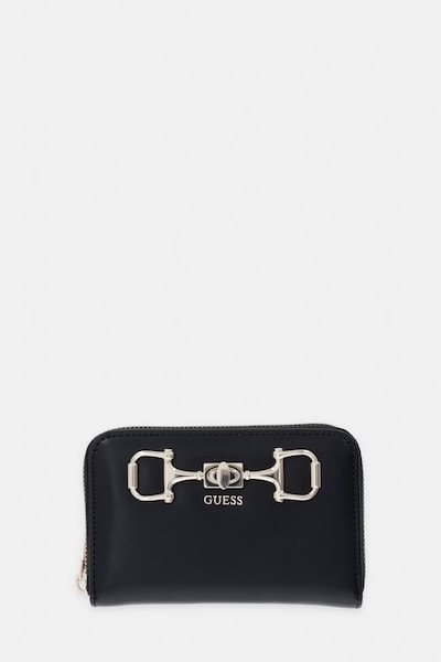 Guess női műbőr pénztárca JANIE fekete SWVG99 10140