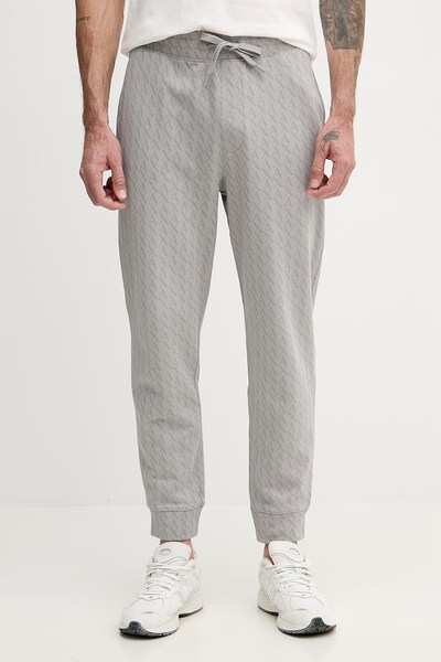 Спортивные брюки мужские хлопковые Armani Exchange цвет серый