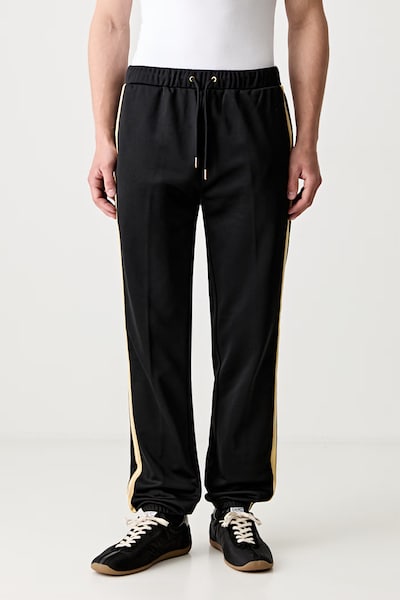 Fred Perry spodnie dresowe męskie czarne regular waist T2303