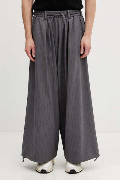 Y-3 RW CR WL PNT брюки с шерстью для мужчин серые high waist KS4969