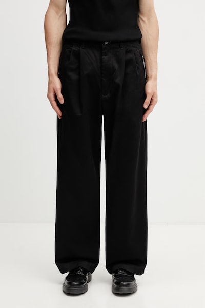 Human Made MENS WOVEN PANTS spodnie bawełniane męskie czarne regular waist HM31PT017