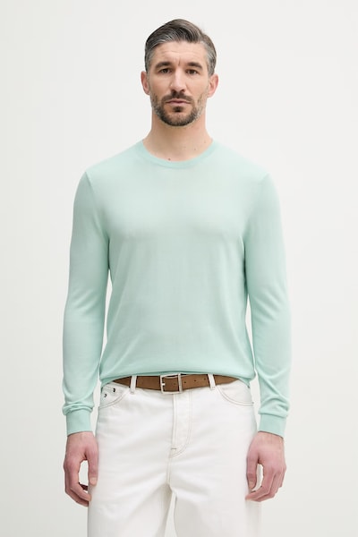 Tommy Hilfiger maglione da uomo con cotone NEW YORK turchese MW0MW41820
