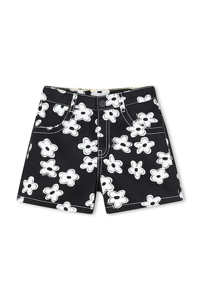 Marc Jacobs rövidnadrág fekete, mintás, állítható derekú, W60733
