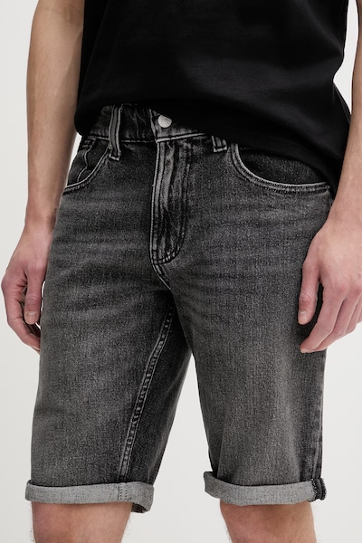 Tommy Jeans šortky pánské s bavlnou šedé regular waist DM0DM22976