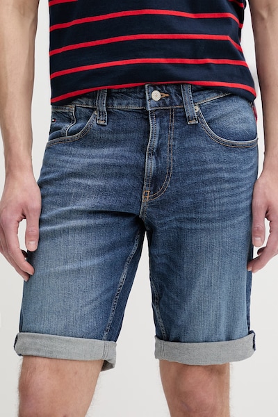 Tommy Jeans šortky pánské džínové modré DM0DM22980