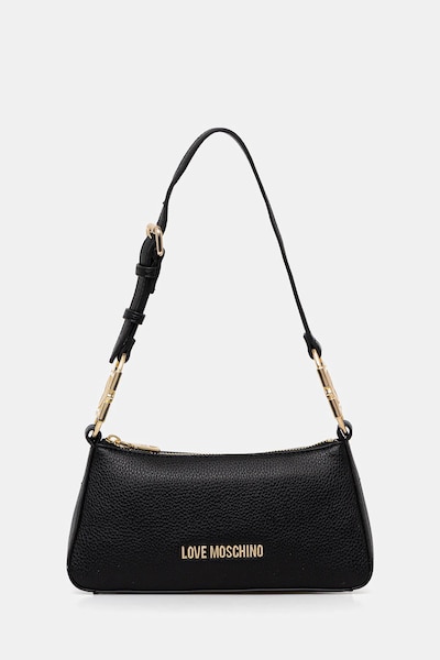 Τσάντα Love Moschino χρώμα: μαύρο, JC4007PP1OLB0000
