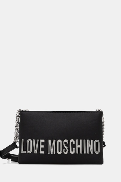 Τσάντα Love Moschino χρώμα: μαύρο, JC4110PP1OKD000B