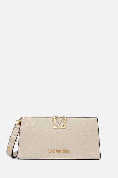 Τσάντα Love Moschino χρώμα: μπεζ, JC4128PP1OLM0110