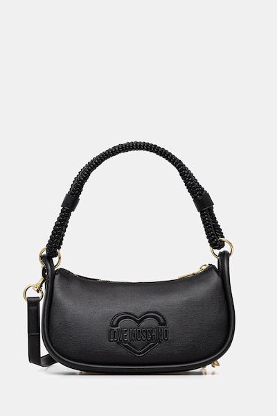 Τσάντα Love Moschino χρώμα: μαύρο, JC4098PP1OLL0000