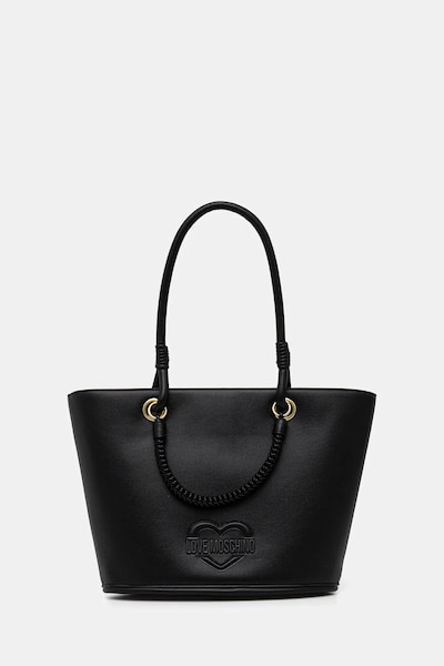 Τσάντα Love Moschino χρώμα: μαύρο, JC4099PP1OLL0000