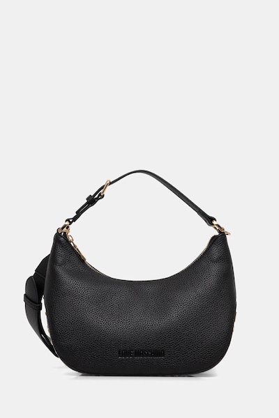 Τσάντα Love Moschino χρώμα: μαύρο, JC4018PP1OLT0000