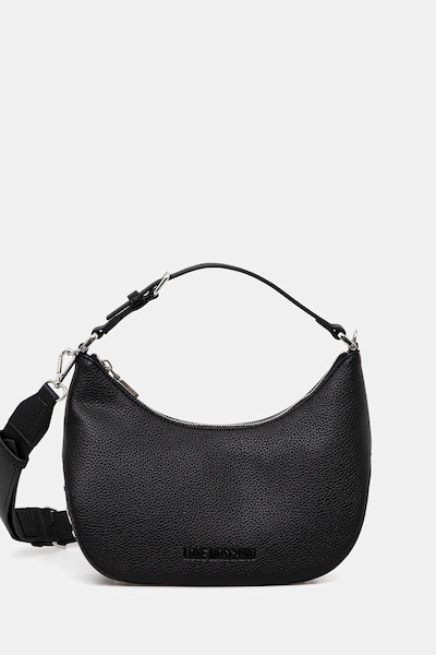 Τσάντα Love Moschino χρώμα: μαύρο, JC4018PP1OLT000B