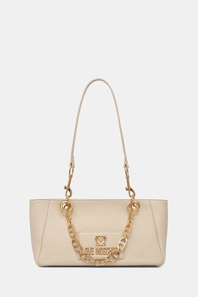 Τσάντα Love Moschino χρώμα: μπεζ, JC4165PP1OL1211A