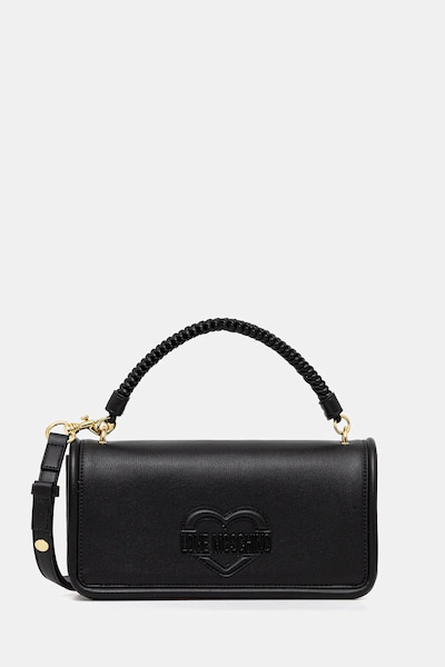 Τσάντα Love Moschino χρώμα: μαύρο, JC4096PP1OLL0000