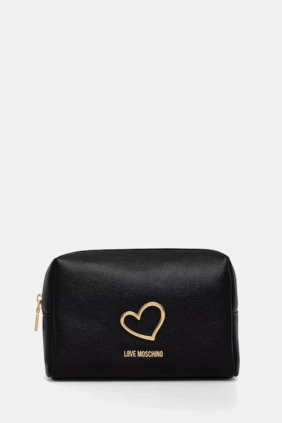 Νεσεσέρ καλλυντικών Love Moschino χρώμα: μαύρο, JC5301PP1OLQ0000