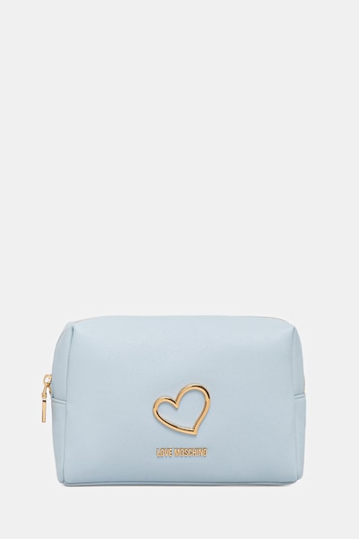 Νεσεσέρ καλλυντικών Love Moschino χρώμα: μπλε, JC5301PP1OLQ0701