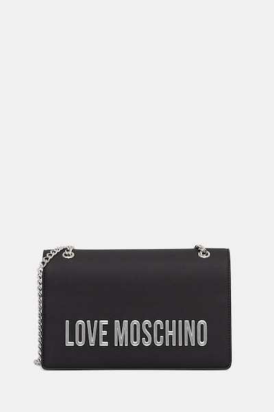 Τσάντα Love Moschino χρώμα: μαύρο, JC4192PP1OKD000B