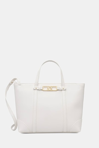 Armani Exchange сумка-шопер жіноча зі штучної шкіри біла XW002609 AF15632