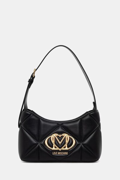 Сумочка жіноча зі штучної шкіри Love Moschino колір чорний