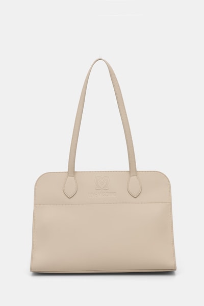 Love Moschino shopper γυναικεία από απομίμηση δέρματος μπεζ JC4272PP0OKI0110