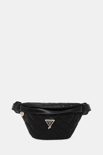 Дитяча сумка на пояс Guess колір чорний J6RZ21 WGT10