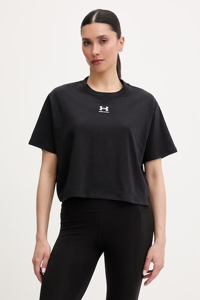 Under Armour majica za žene Rival Boxy Tee crna 6011064