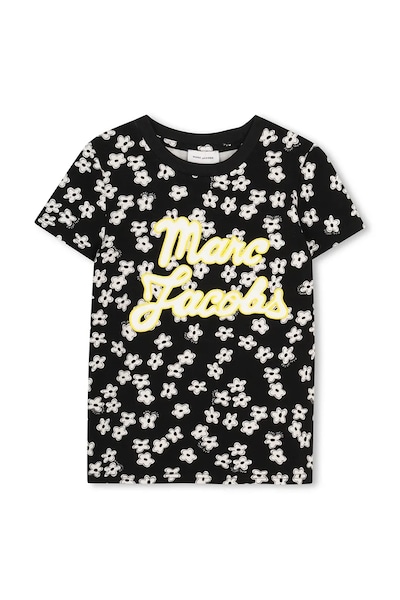Marc Jacobs gyerek pamut póló fekete, W60738