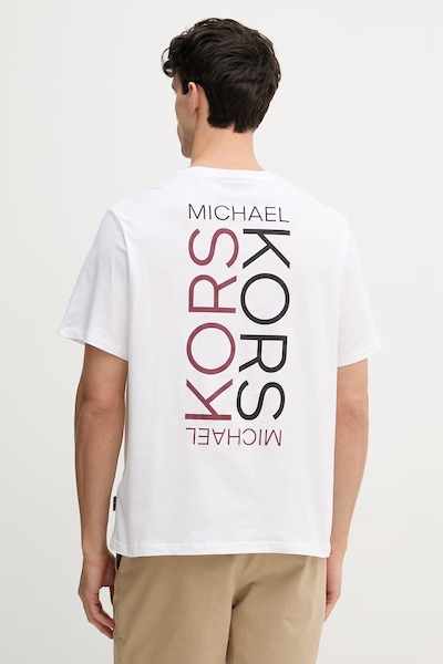 Michael Kors majica za muškarce od pamuka bijela CR652YHFV4