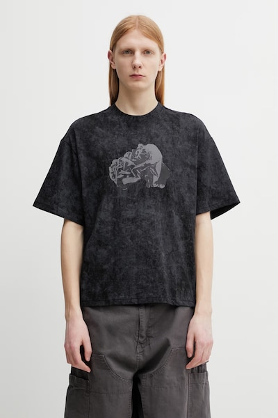 Alpha Industries Desert Rose tricou de bumbac bărbătesc negru 766026