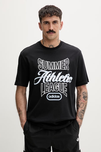 adidas Originals t-shirt Ανδρικό βαμβακερό μαύρο KE2234