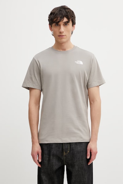The North Face tricou EVOLUTION culoarea bej, cu imprimeu, NF0A8B6K2MB1