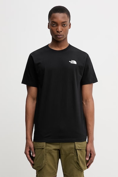 The North Face tricou din bumbac EVOLUTION culoarea negru, cu imprimeu, NF0A8B6KKY41