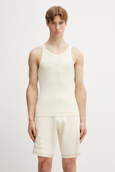 Filling Pieces Tank Top cotton Men's beige 412622500292.214