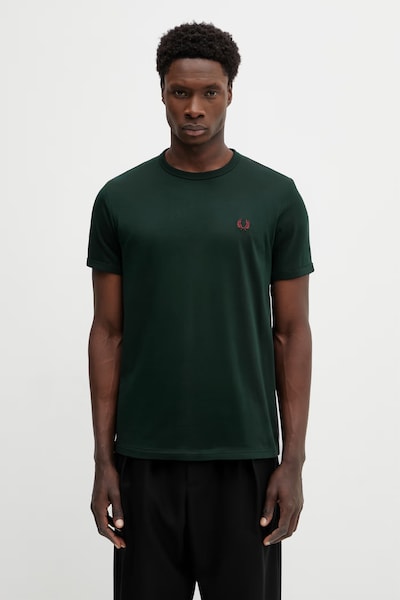 Fred Perry tricou din bumbac bărbătesc verde M3519