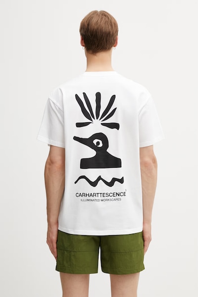 Carhartt WIP S/S Compy T-Shirt tričko bavlněné pánské bílé I036218.02XX