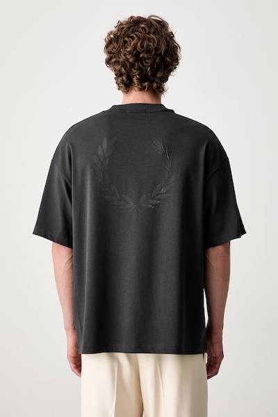 Fred Perry tricou din bumbac pentru bărbați gri M2474