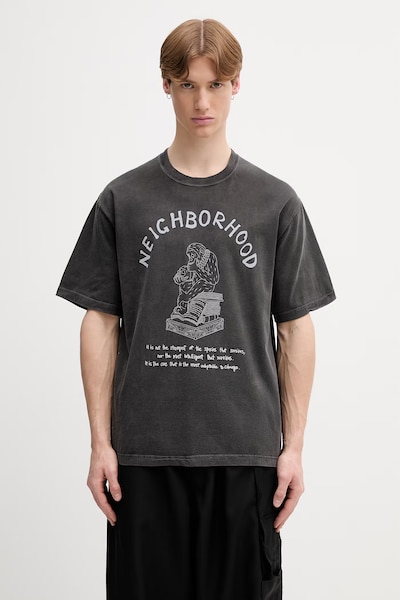 Neighborhood tricou din bumbac pentru bărbați negru 261PCNH.ST11