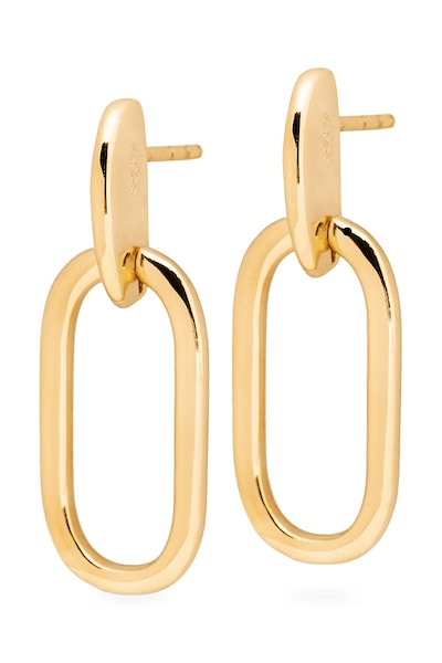 Позлатени сребърни обици ANIA KRUK TRENDY SGCKS0680Z