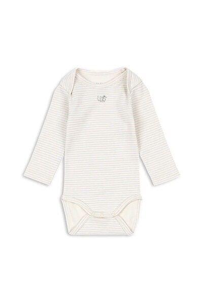 Дитяче бавовняне боді Fanga Fontana FIO STRIPE LS BODY OCS