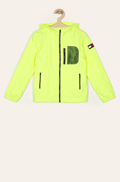 Tommy Hilfiger Geaca Copii 128 176 Cm Culoare Galben Deschis