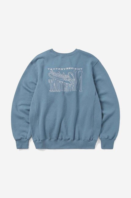 thisisneverthat sweatshirt Originals men's blue color at PRM US