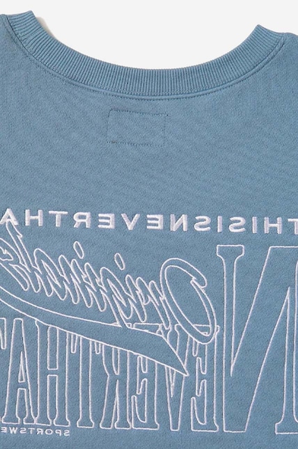thisisneverthat sweatshirt Originals men's blue color at PRM US