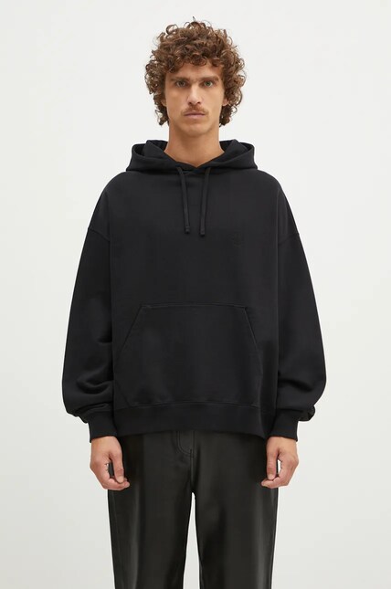 1017 ALYX 9SM cotton sweatshirt Boxy Pullover Hoodie men's black