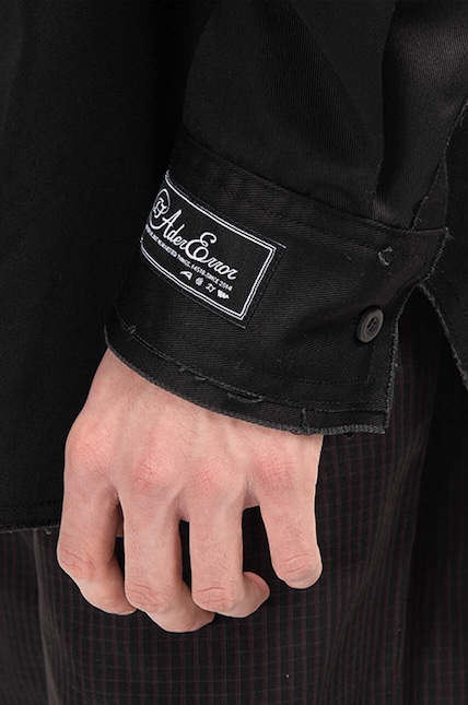 Ader Error shirt men's black color at PRM US
