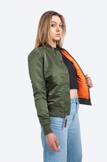 Alpha Industries bomber jacket MA-1 VF 59 womenﾒs green color at