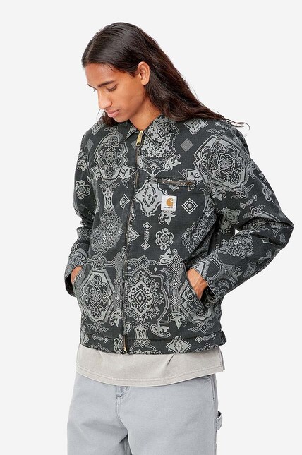 Carhartt WIP jacket Detroit Jacket men's gray color at PRM US