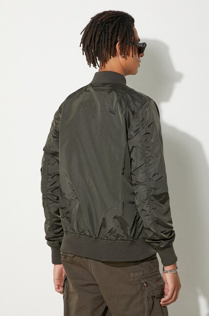 Alpha Industries bomber jacket MA-1 TT menﾒs green color at PRM US