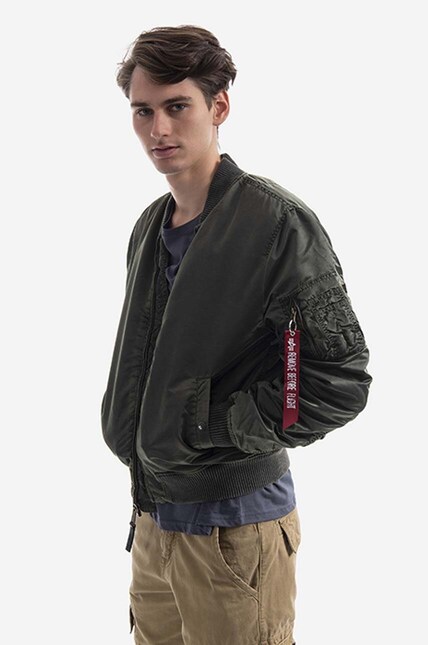 Alpha Industries bomber jacket MA-1 VF 59 Battlewash menﾒs green