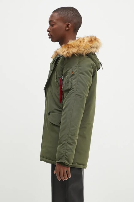 Alpha Industries jacket Explorer men's green color 193128.257 at